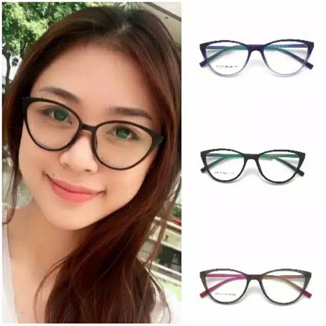 Kacamata minus wanita oval ceet eyee kekinian frame kacamata minus wanita
