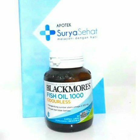 Blackmores Odourless Fish Oil 1000 isi 30/90/180