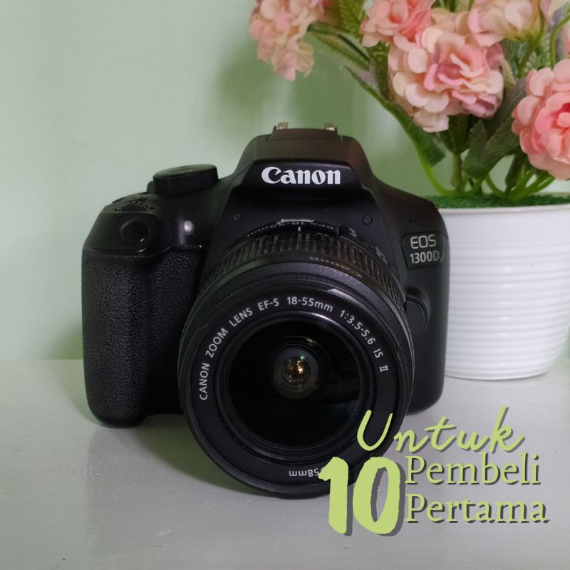 Camera DSLR Canon 1300D Wifi Mulus Second Bekas Terbaik