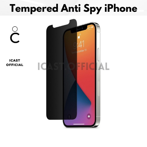 Anti Spy Tempered Glass iPhone Antispy Antigores Anti Gores Privacy Screen Guard iPhone 7 8 X XR XS XS Max 11 12 13 Pro Max