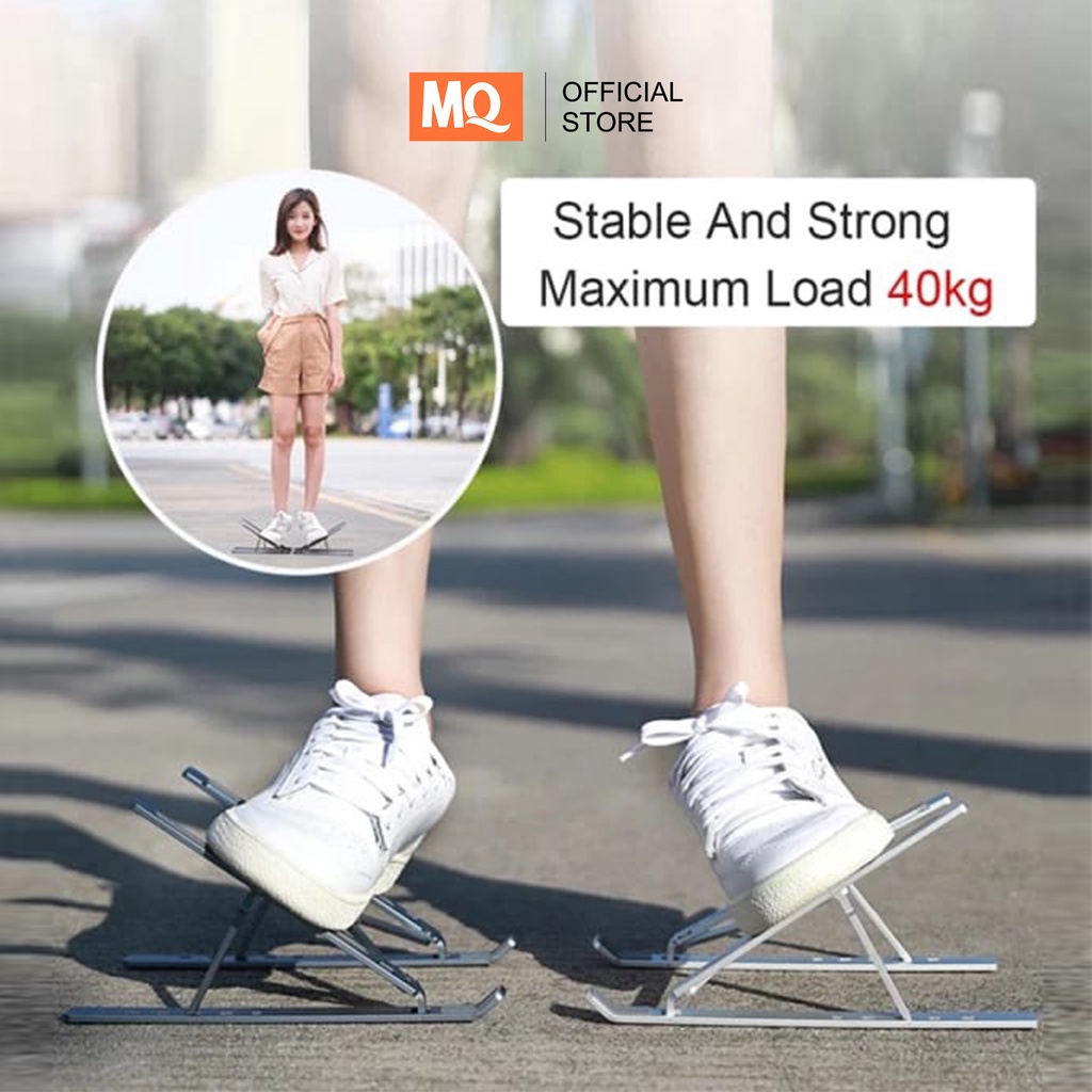 MQ Laptop Stand Holder Portable Aluminium Multifungsi Anti Slip Untuk Laptop/Notebook LS-001