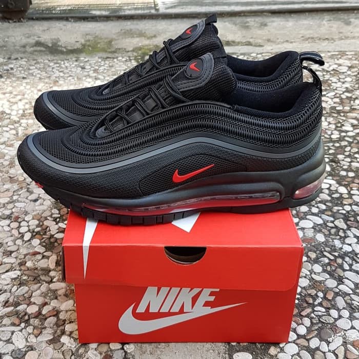 air max 97 black red grey