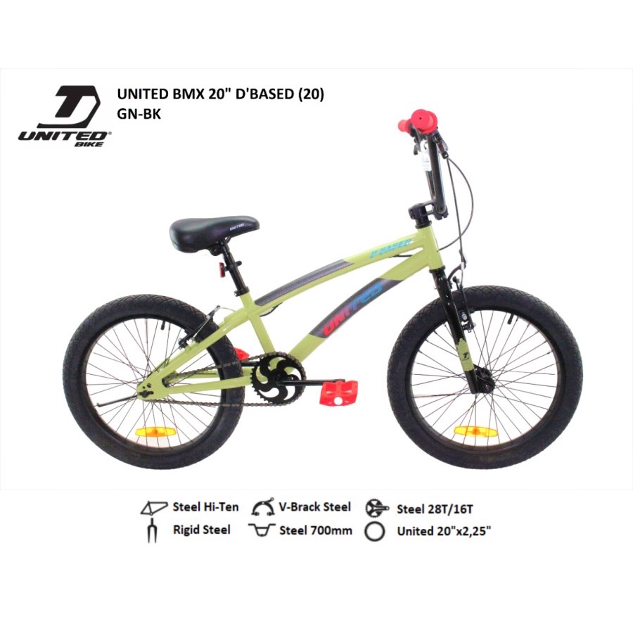 Sepeda BMX UNITED D'Based V-Brake "20
