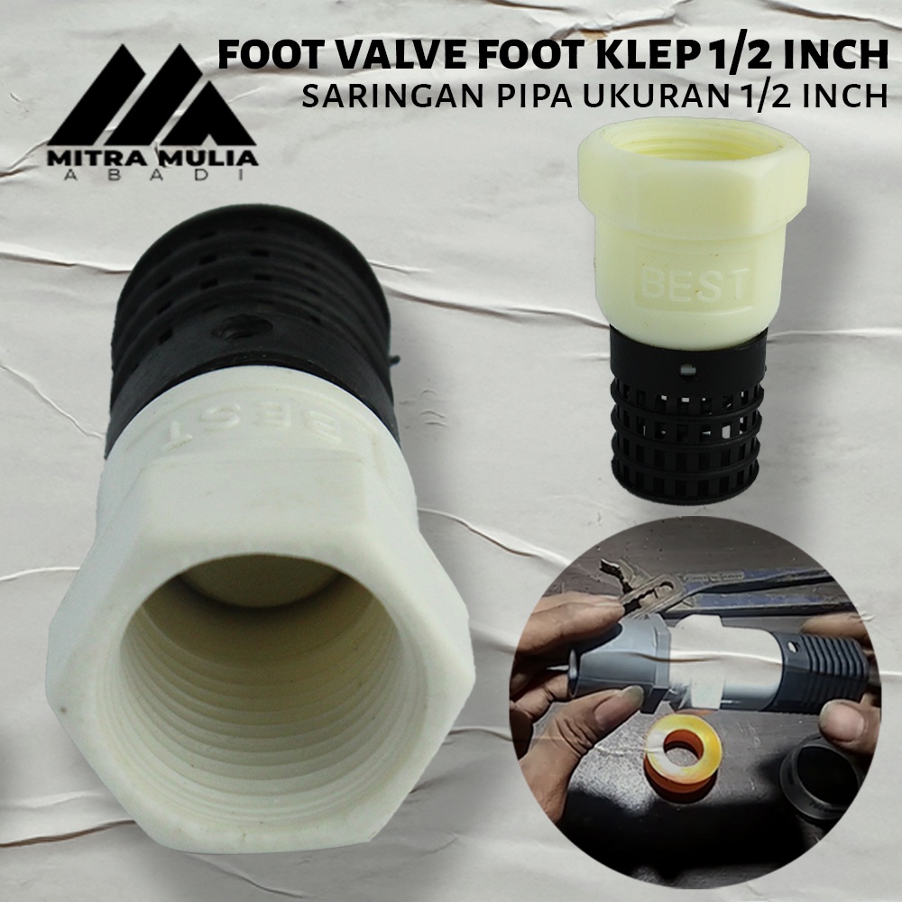 Foot Klep / Foot Valve (Saringan Pipa) 1/2 Inci