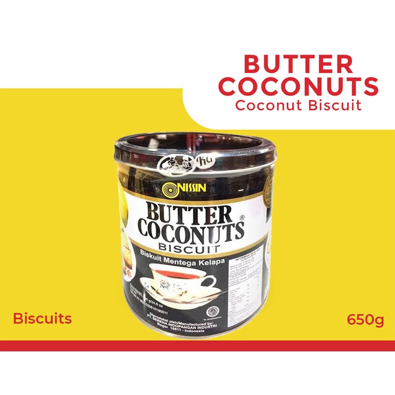 

Nissin Butter Coconuts coconut 650g 650 gram kelapa mentega