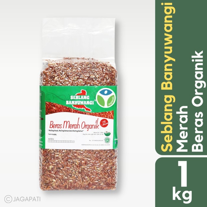 

540ffipp Beras Merah Organik Vacum1Kg - Seblang Banyuwangi - Organik 244Q4012