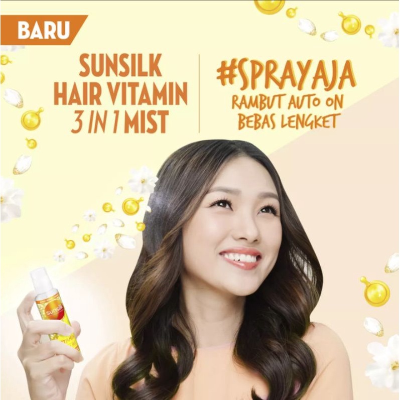 Sunslik Vitamin Hair Mist  40ml / Vitamin Rambut