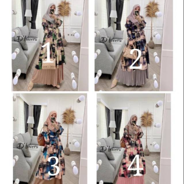 TUNIK FASHION WANITA MURAH STYLE KEREN / Calya tunik by d lovera