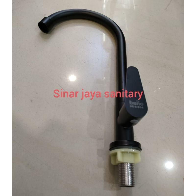 Kran hitam meja stainless 304 / Kran hitam sink