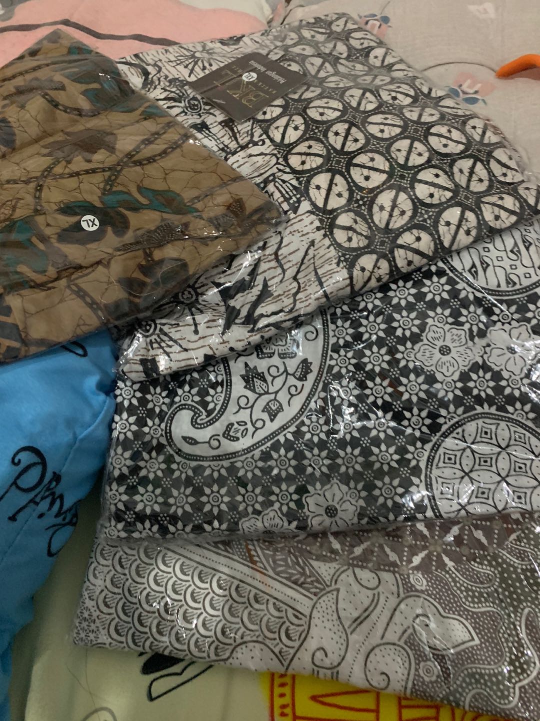 M-l-xl-xxl Batik Tunik Wanita Asj Sa Hrb026 Kenongo Pekalongan Sogan Tulis
