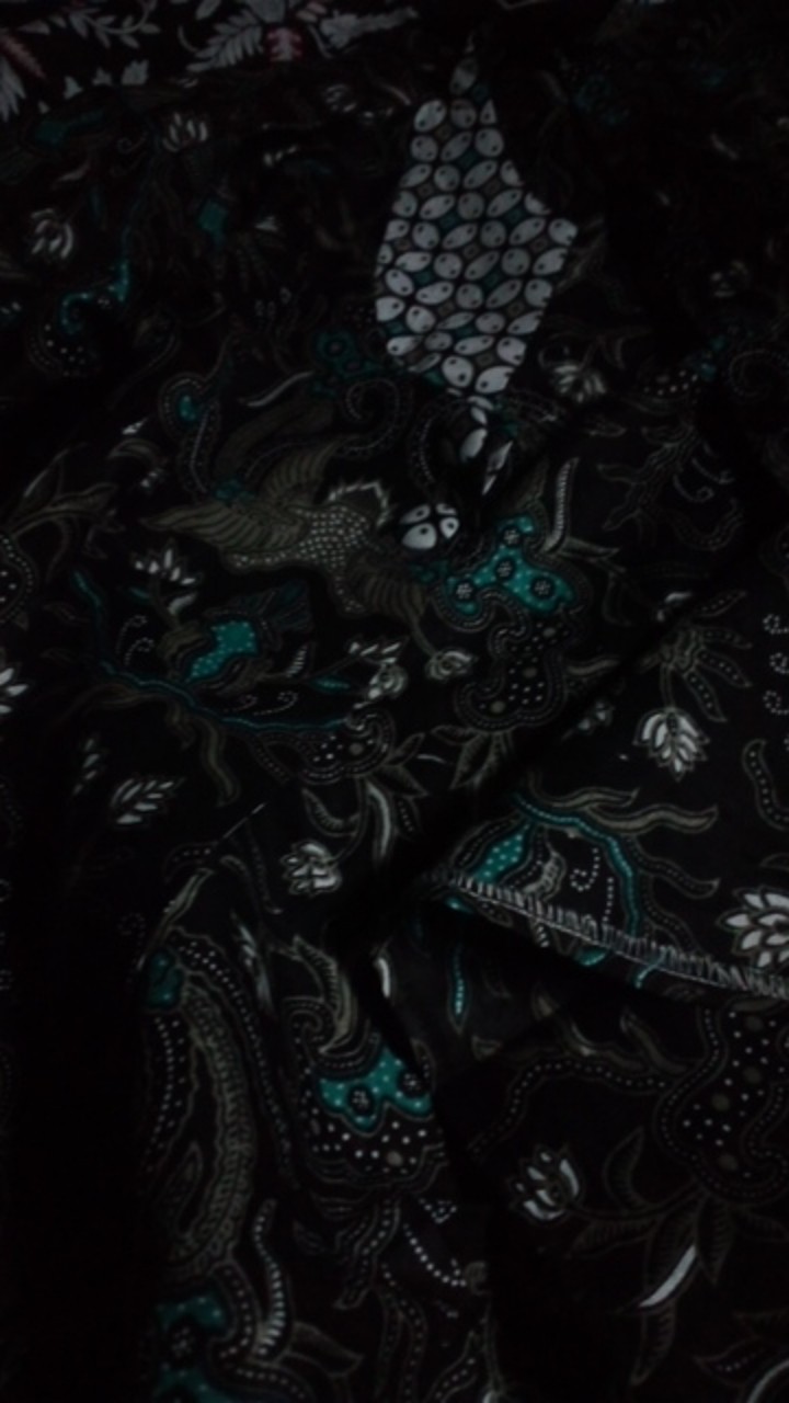 Batik Couple Seragam M L Xl Xxl Atasan Batik Wanita Pria Motif Blarak Biru