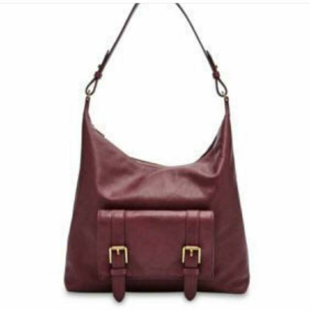 Fossil Cleo Hobo Cabernet Original