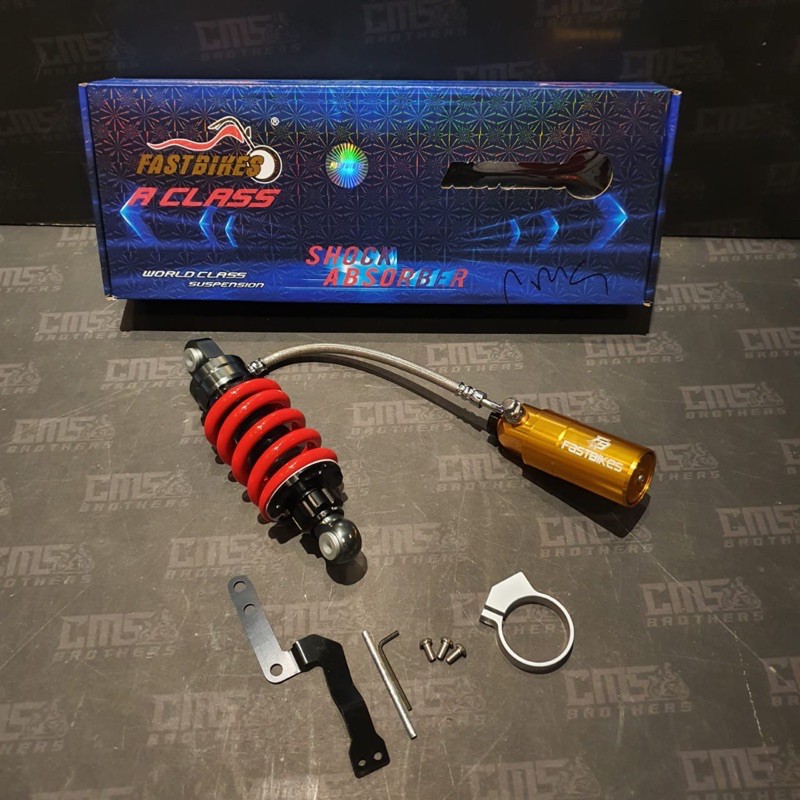 Shockbreaker Sok tabung Pisah Fast Bikes MX Merah