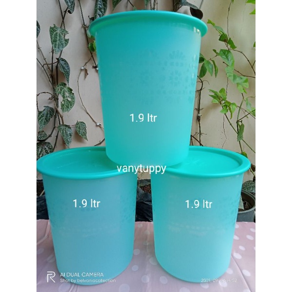 Toples tupperware small mosaic canister 1.9 liter ( 1pcs )