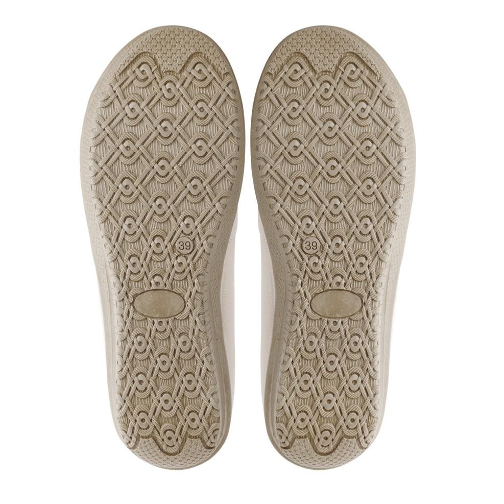 SEPATU SLETING WANITA AQILA CREAM ORIGINAL FEENOK [NMR.14My22w]