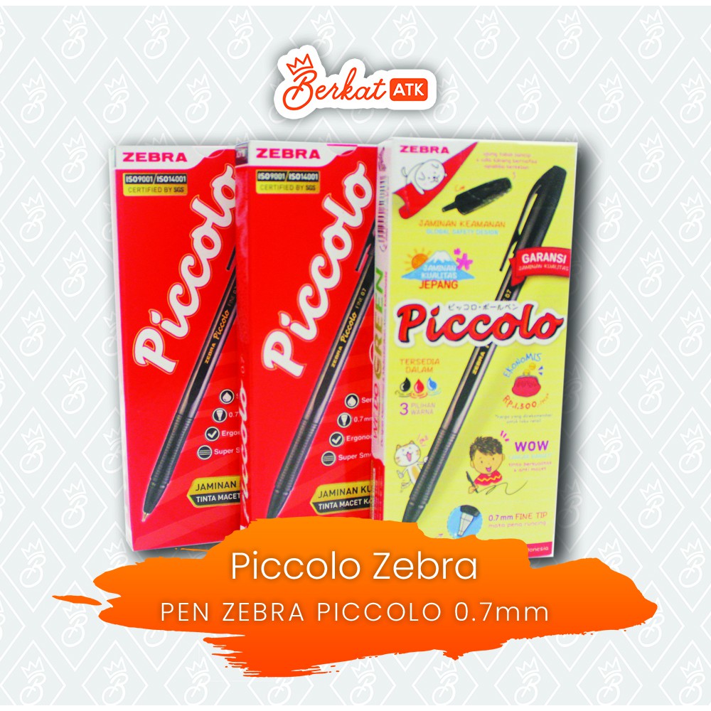 

PULPEN / PEN ZEBRA PICCOLO 0.7mm
