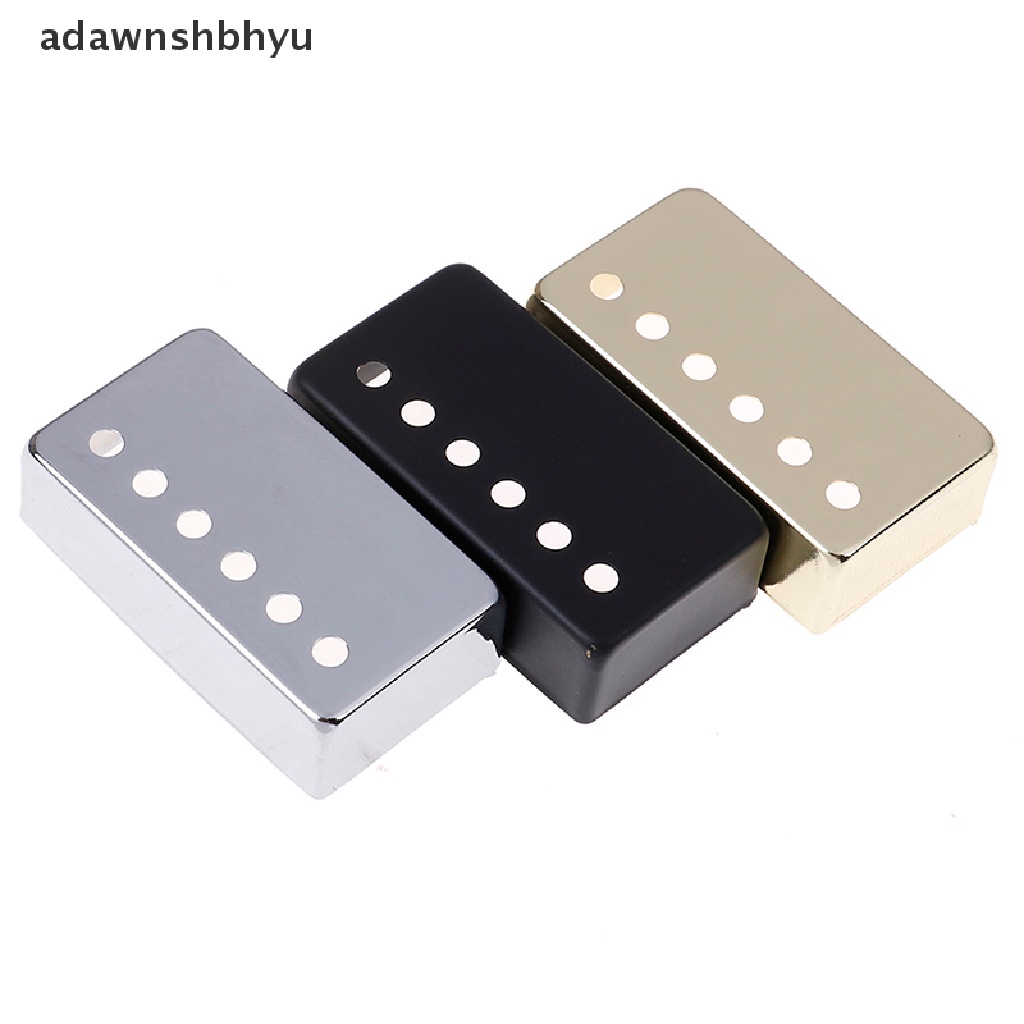 Adawnshbhyu Penutup pickup humbucker Bahan Metal 50/52mm Untuk Gitar Elektrik