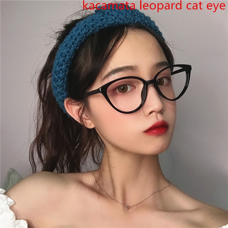 COD Wanita Kacamata Cetak Macan Tutul Cetak Macan Tutul Bingkai Kacamata Kacamata TIGER Perlindungan Radiasi Kacamata Bulat Fashion Gaya Korea Kacamata Mata Kucing Optik Serbaguna Wanita ANTOP Wanita Mata Kucing Pengurangan Cahaya Kacamata Cetak Macan Tut