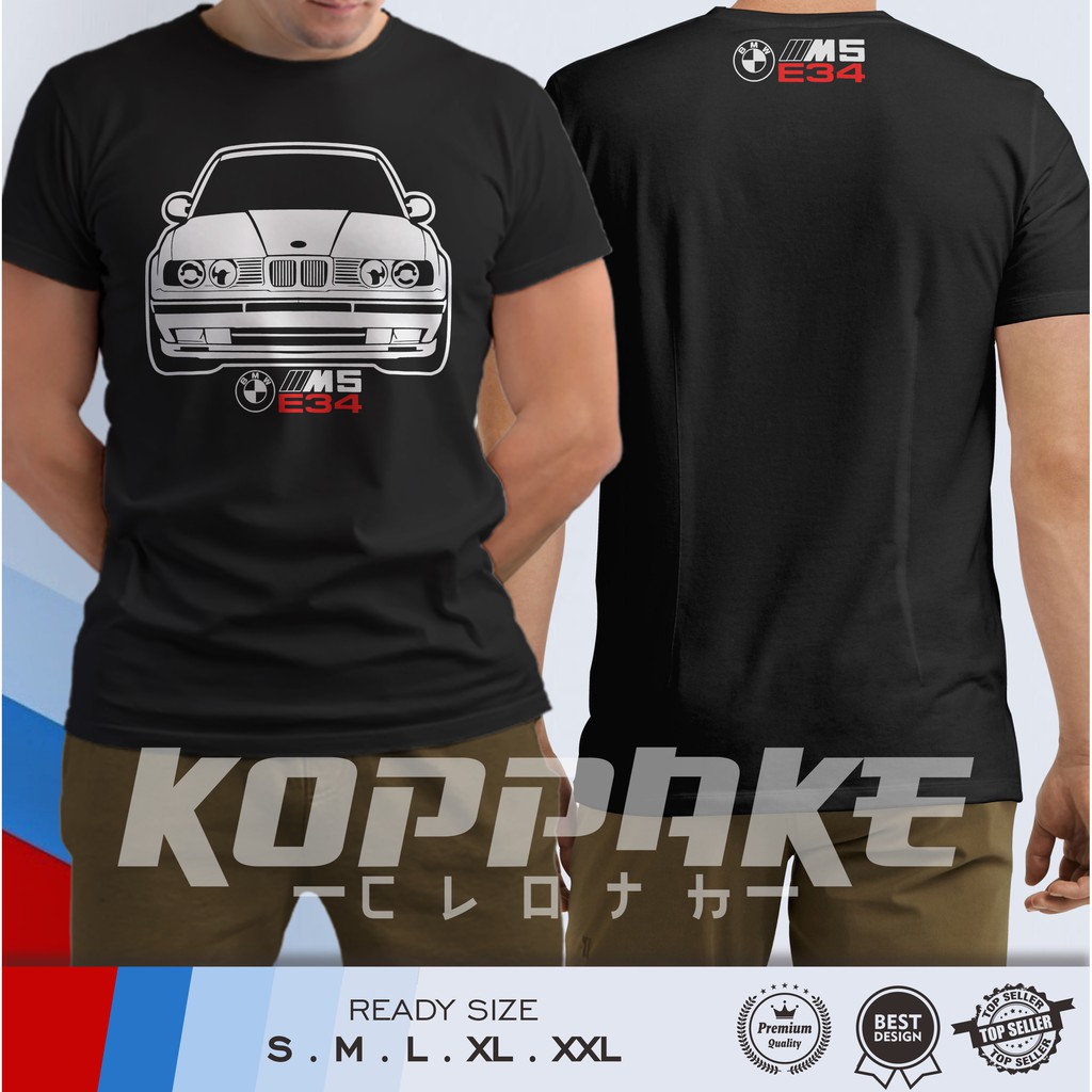 Kaos Mobil BMW M5 E34 v2 Baju Otomotif