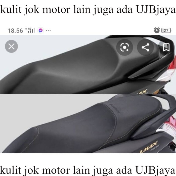 Sarung Jok Motor Nmax  Original / BAHAN ORI Kulit Jok Motor Nmax  S14