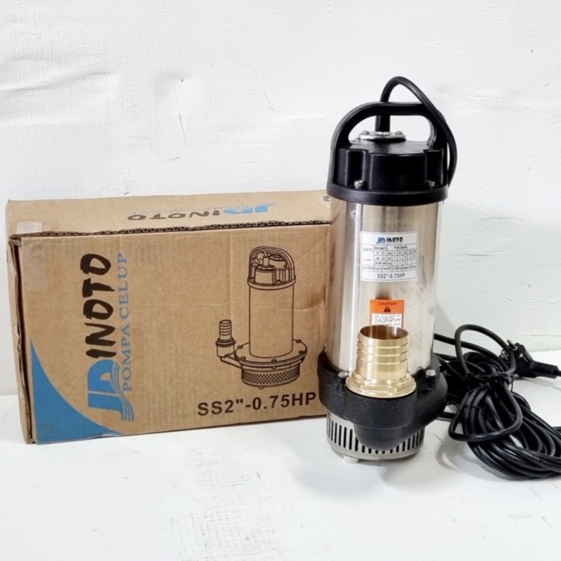 INOTO Pompa celup SS 2” 0.75hp 550W