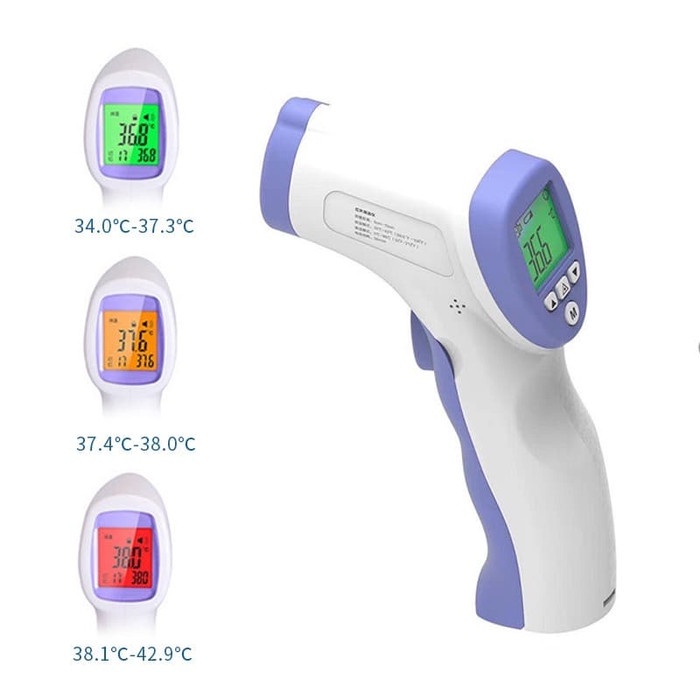 THERMOMETER INFRARED THERMOGUN THERMOMETER DIGITAL TEMBAK NON KONTAK