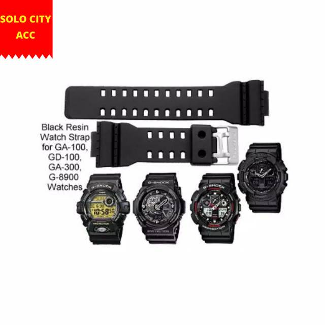 STRAP TALI JAM CASIO G SHOCK GA120 / GA-120 /GA 120 RUBBER STRAP TALI JAM CASIO G SHOCK