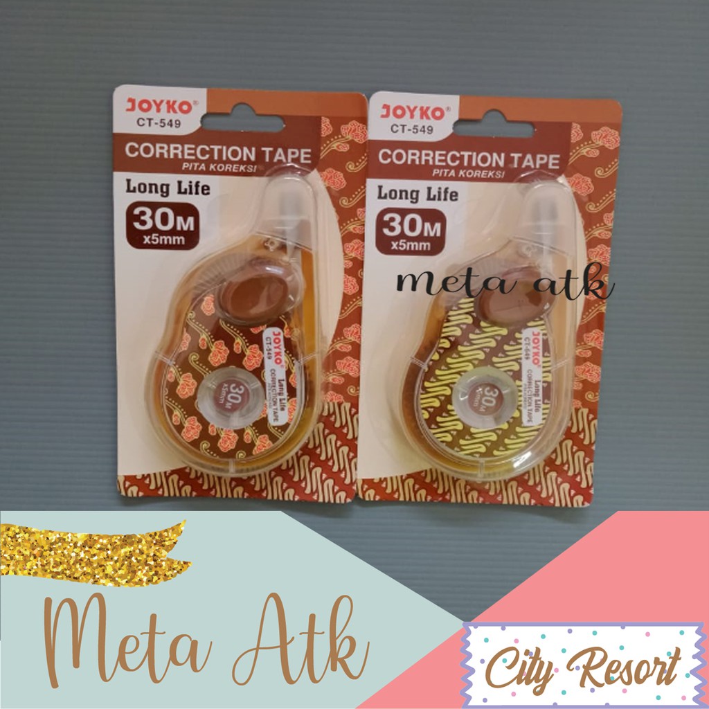 

Correction Tape / Pita Koreksi Joyko CT-549