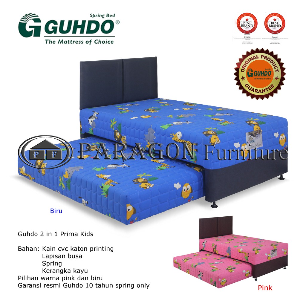 2in1 Prima kids 160x200 HB Atlantic - Full set Spring bed Guhdo