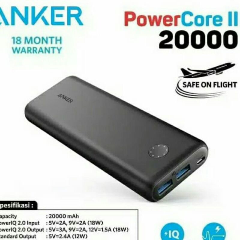 Powerbank Mini Anker Original Garansi Resmi
