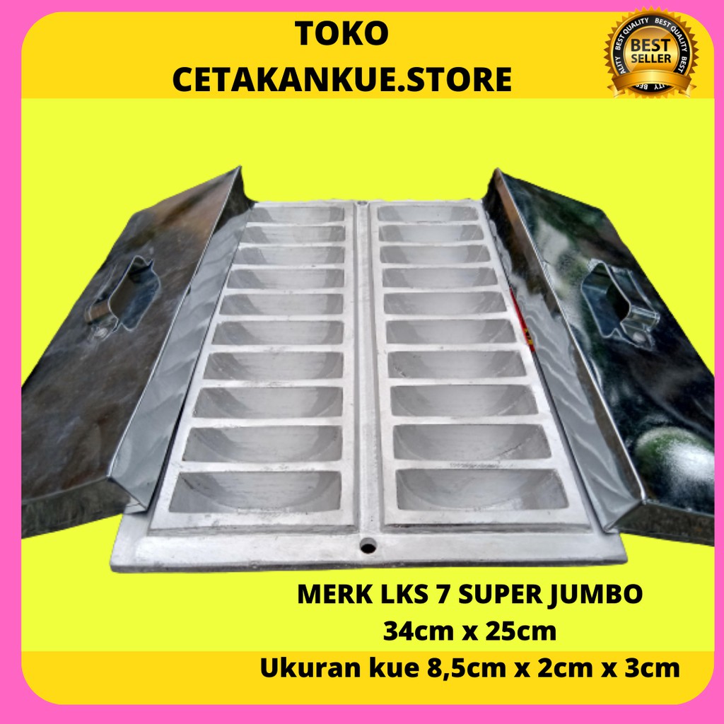 CETAKAN LOYANG PUKIS LKS 7(kue 8,5cm) SUPER JUMBO