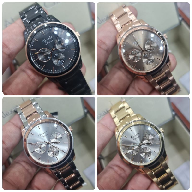 JAM TANGAN WANITA ALEXANDRE CHRISTIE 2965 NEW AC2965 STAINLESS STEEL ORIGINAL