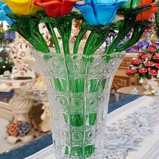 Bunga mawar putik kristal/ Bunga kristal/ buket kristal mawar