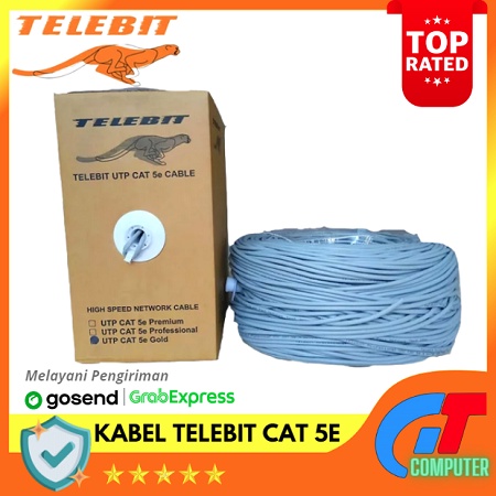 TELEBIT UTP CABLE CAT5E (GOLD)