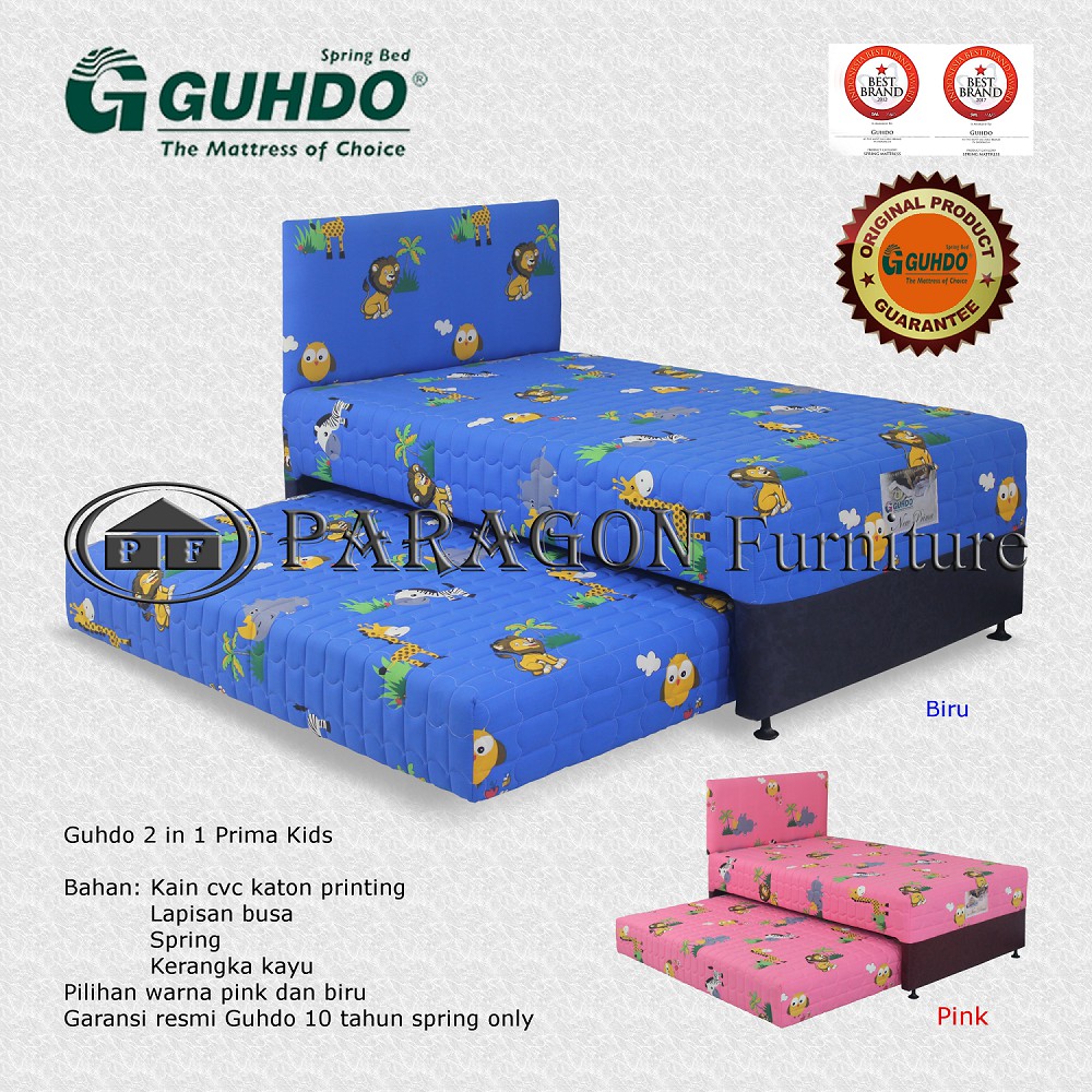 Guhdo Spring bed 2in1 Prima kids 160x200 HB Ideal - Full set