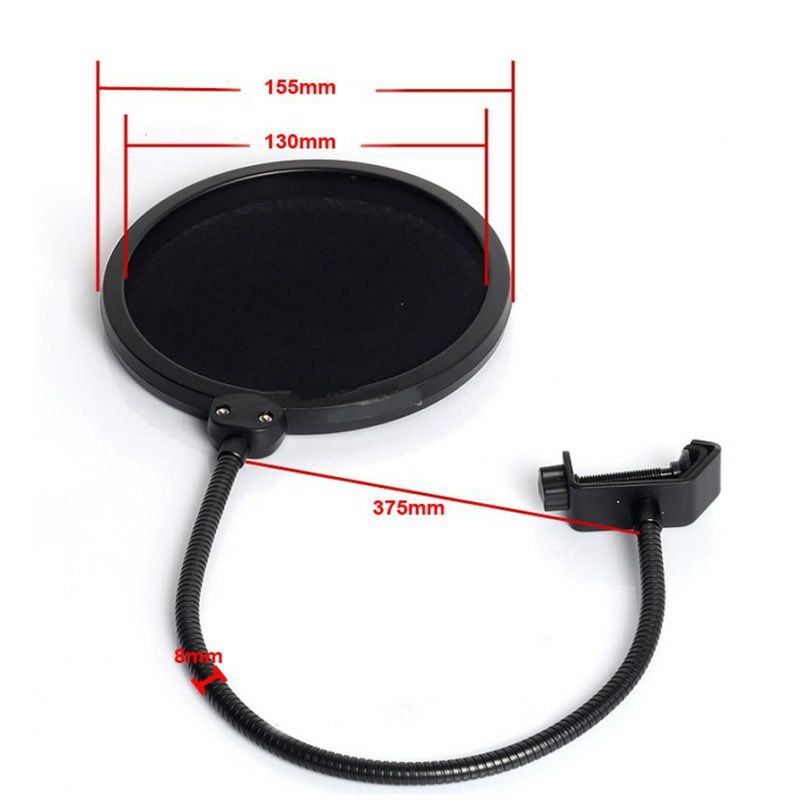 Penyaring Suara mic microphone Pop filter Mikrofon COD
