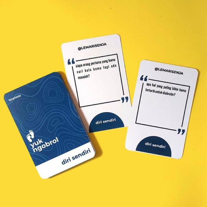 Kartu YUK - game truth card - dare NGOBROL or Permainan seperti --Terbaru--