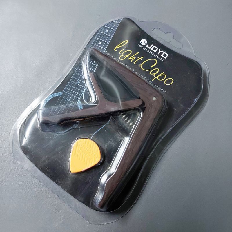 capo gitar JOYO original plus bonus pick gitar joyo