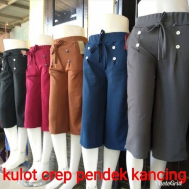CeLana KuLot pendek kancing