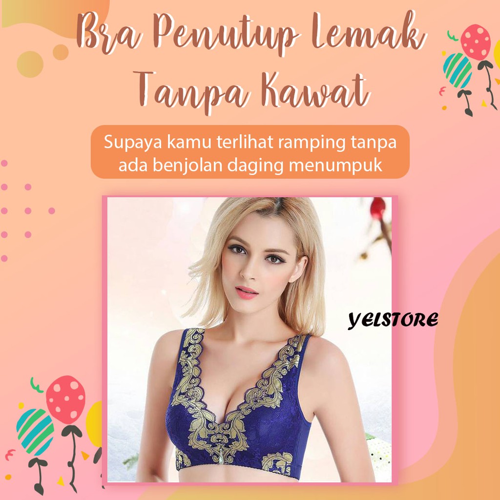 Bra Tanpa Kawat dan Busa Bra Wanita Tanpa Kawat Bra Wanita Murah Sexy Pakaian Dalam Wanita 002