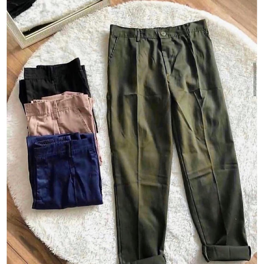 CELANA BAGGY PANTS AMERICAN DRILL IMPORT / CELANA KANTOR / CELANA KULIAH