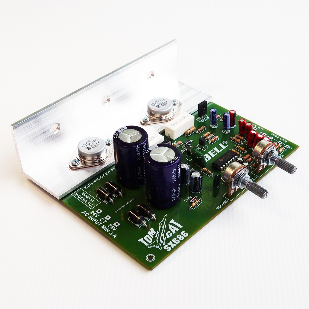 Kit CrossOver Active SubWoofer SX-686 Sanjaya BGR Bell