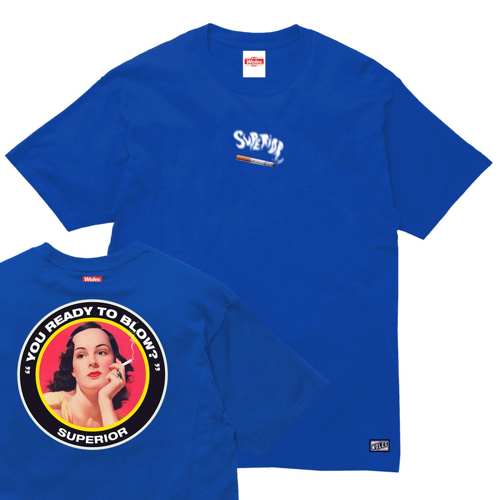 WOLES SEBAT Queen T-shirt / Kaos Blue