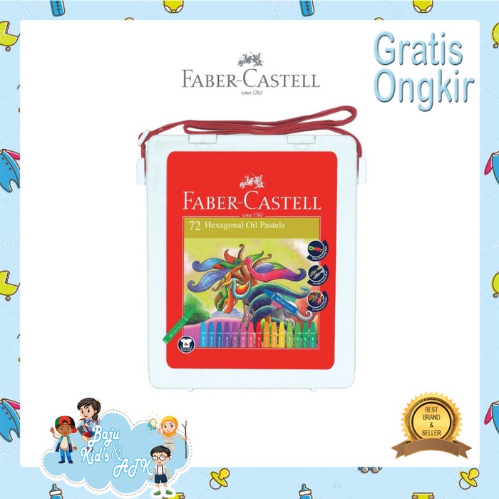 

WARNAPENSIL- CRAYON / OIL PASTEL FABER CASTELL 72 WARNA -PENSIL WARNA