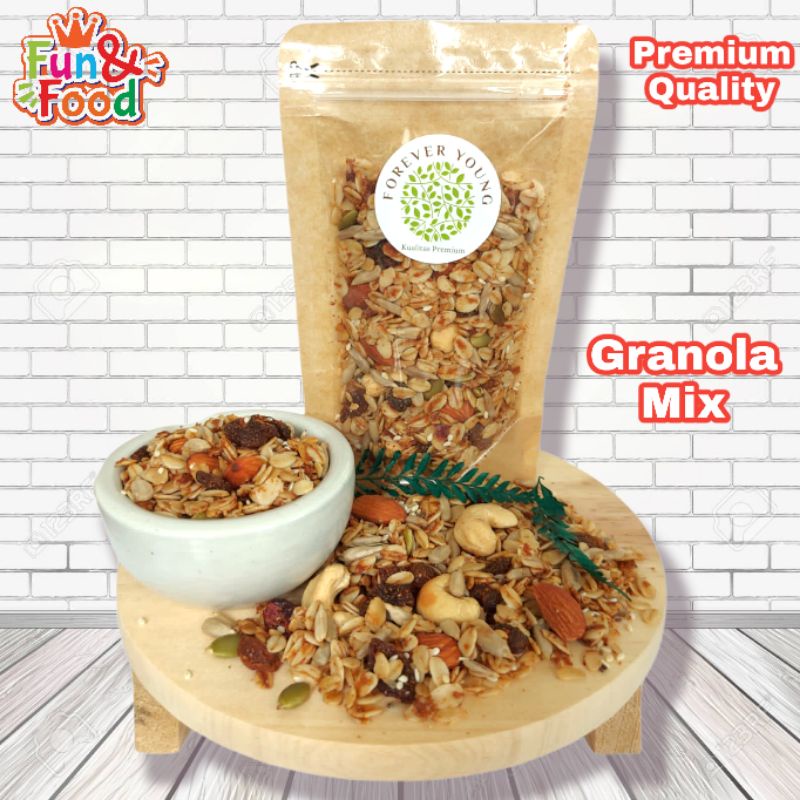 

Superfood Organik Granola Mixed Premium Quality Roasted