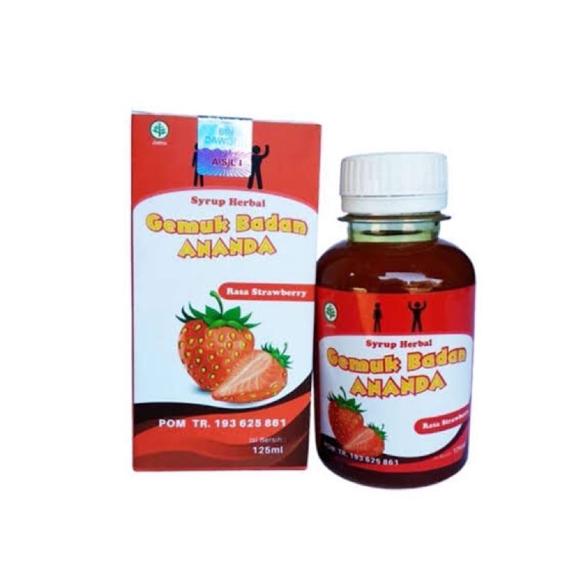 Syrup Herbal Gemuk Badan ANANDA Penambah Nafsu Makan