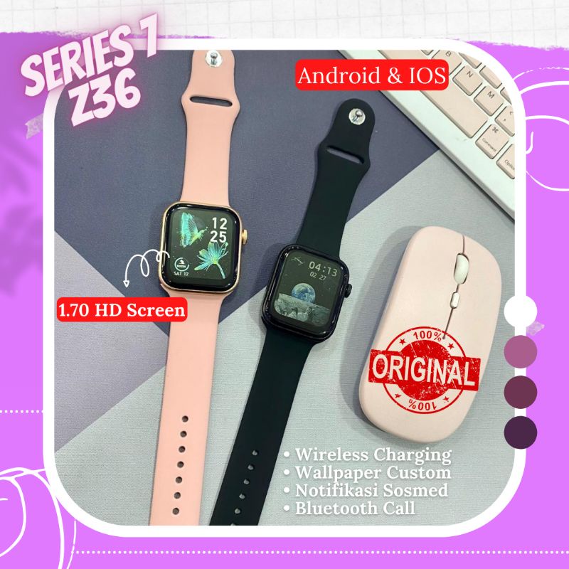 GARANSI IWO SERIES 7 Z36 SMARTWATCH JAM TANGAN PINTAR