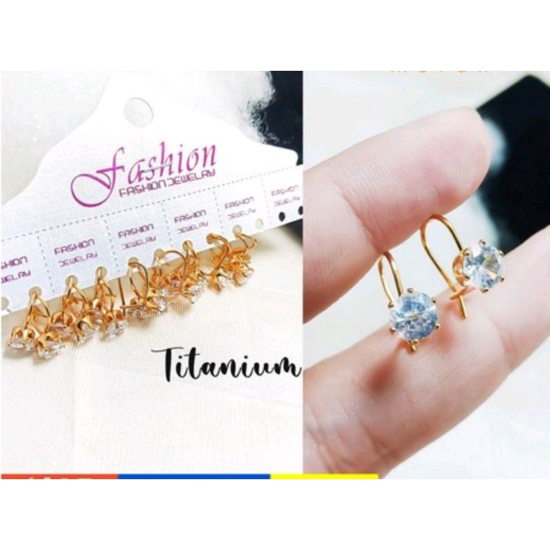 Anting Titanium Motif Desi Laku Keras