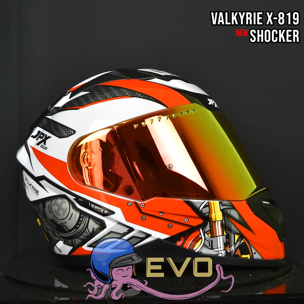 HELM JPX X-819 VALKYRIE SHOCKER - HELM JPX SHOCKER MANDALIKA