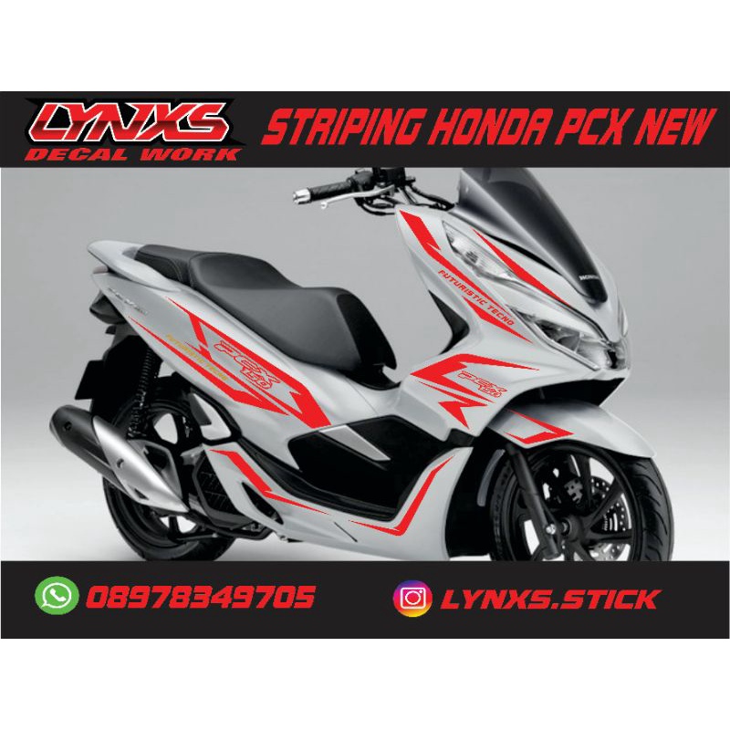 cutting sticker PCX full set